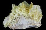 Yellow Barite Crystal Cluster - Peru #64139-1